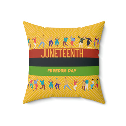 Juneteenth Square Pillow