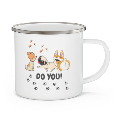Do You Enamel Camping Mug - Dog