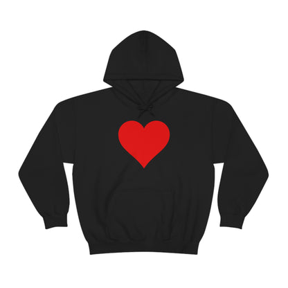 Valentine Hoodie, Valentine gift for couples, Valentines Heart Hoodie, Gift for Valentines Day, Single Heart Hoodie