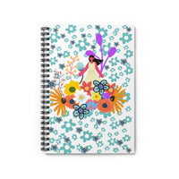 Among The Flowers Spiral Notebook