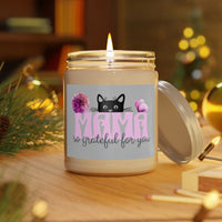 Mothers Day Candle Scented for Mom Gift Candle for Birthday 9 oz gray