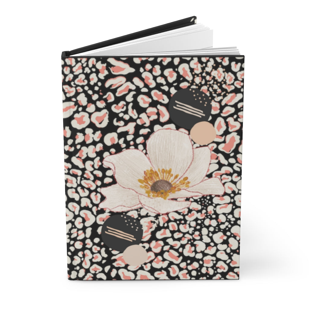 Peach Flower Abstract Journal