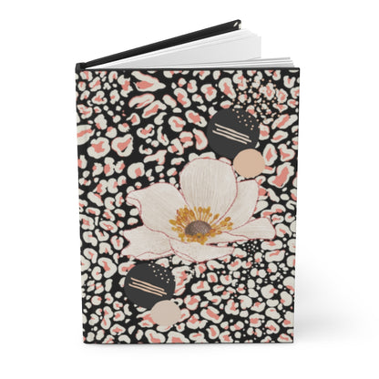 Peach Flower Abstract Journal