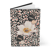 Peach Flower Abstract Journal