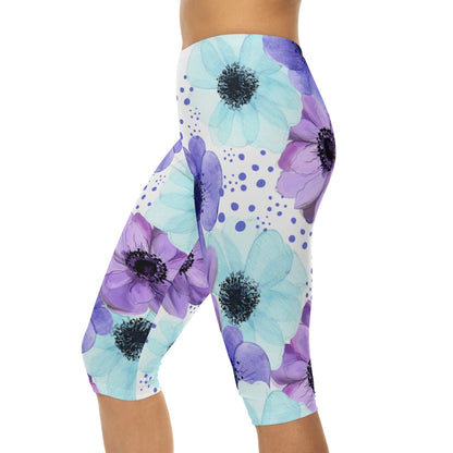 Purple Fusion Women’s Capri Leggings
