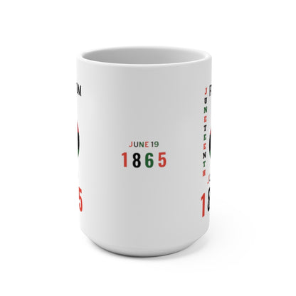 Freedom Day 1865 Mug 15 oz