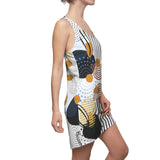 Circles Bars and Rocks Racerback Dress