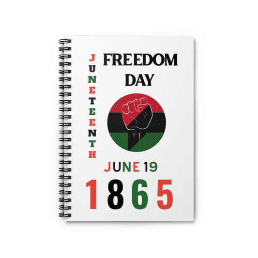 Freedom Day 1865 Spiral Notebook