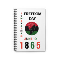 Freedom Day 1865 Spiral Notebook