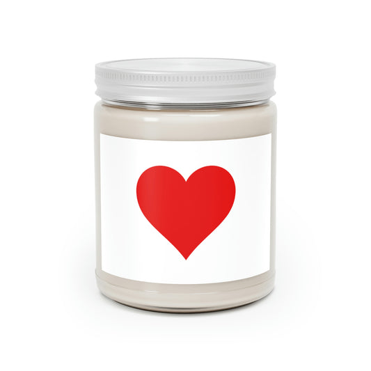 One Heart, One Love Scented Candle, 9oz - White