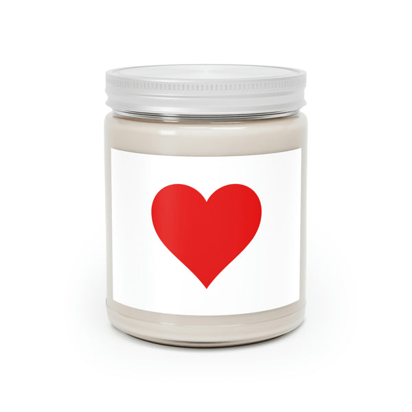 One Heart, One Love Scented Candle, 9oz - White