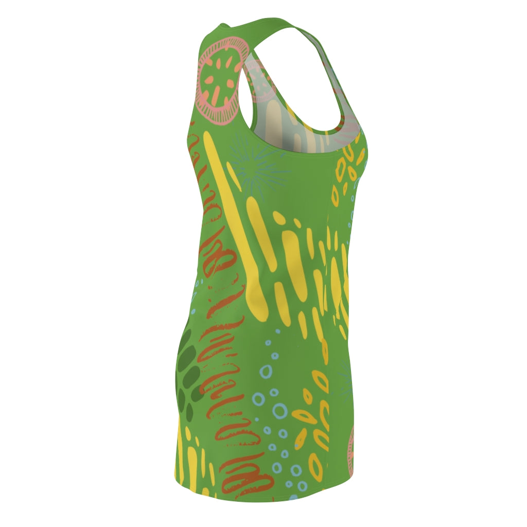 Carefree Women's Racerback Dress - Green