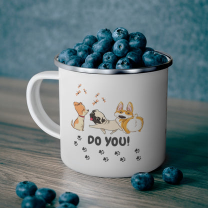 Do You Enamel Camping Mug - Dog