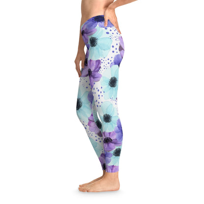 Purple Fusion Stretchy Leggings