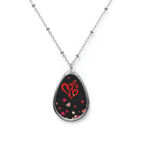 Our Love Oval Necklace Valentine Jewelry