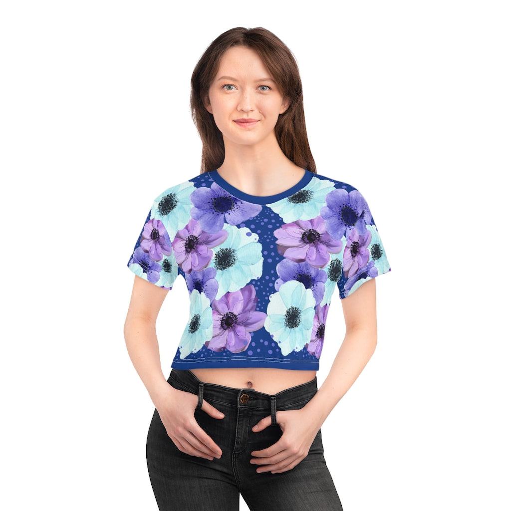 Purple Fusion Crop Tee