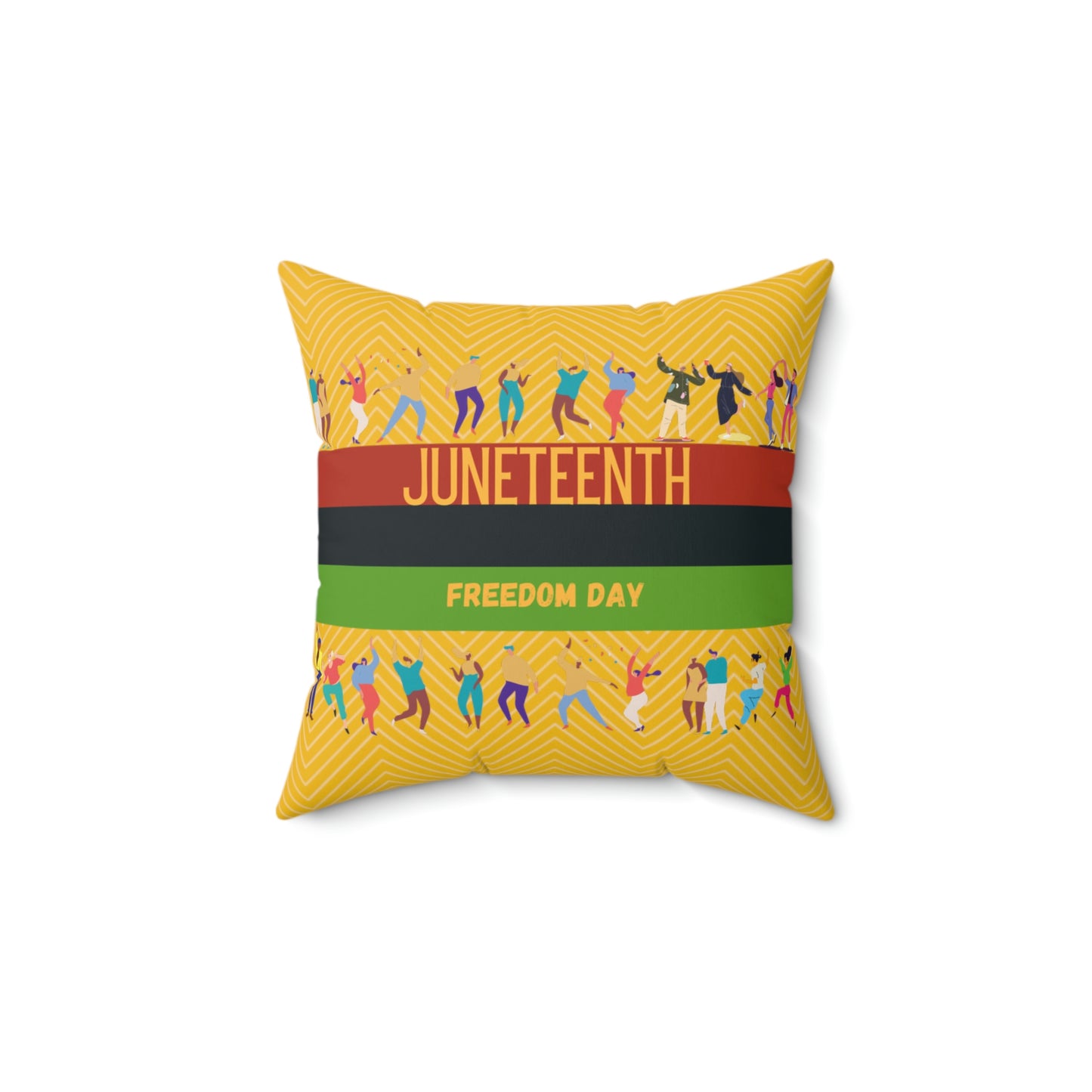 Juneteenth Square Pillow