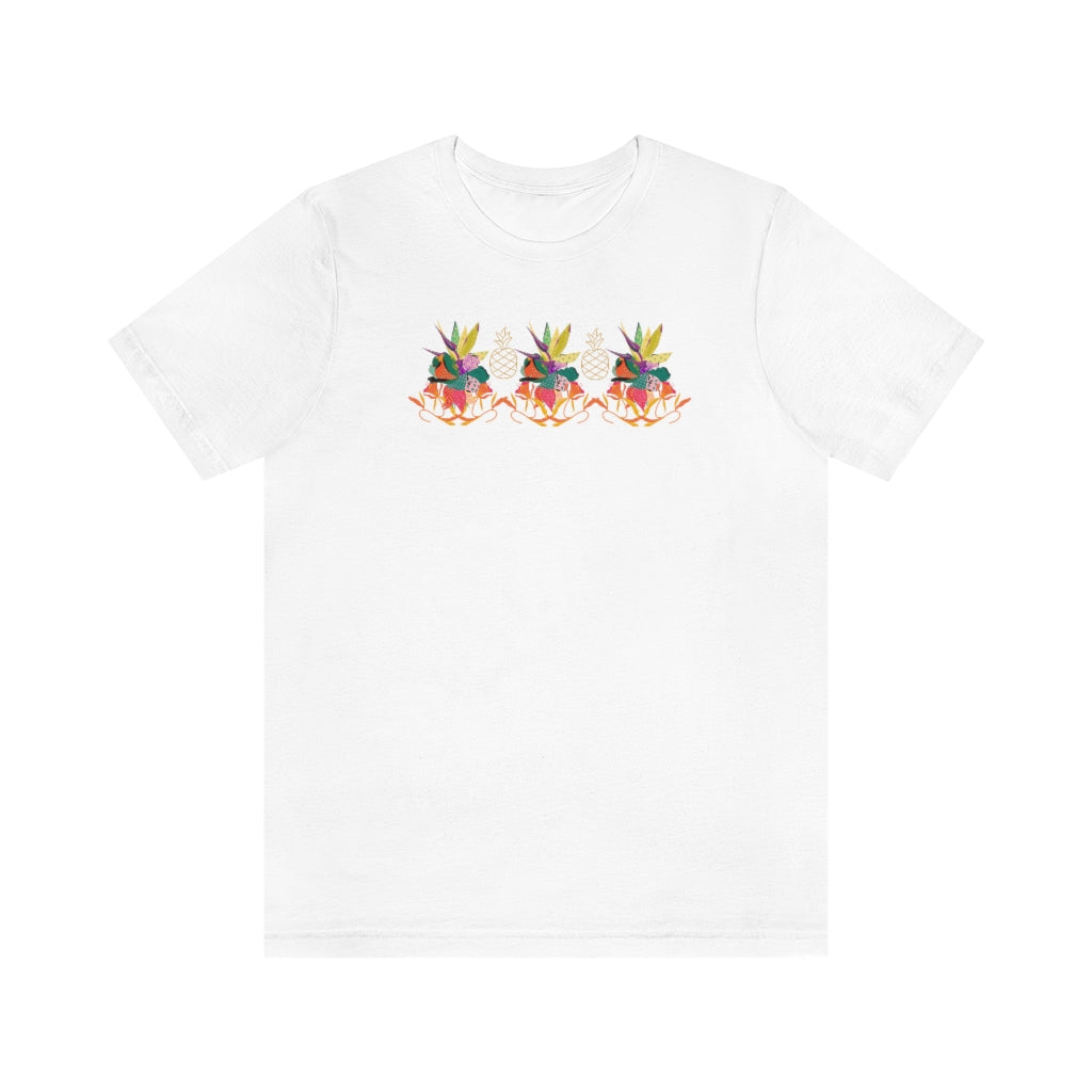 Tropical Pineapple Unisex Short Sleeve Tee