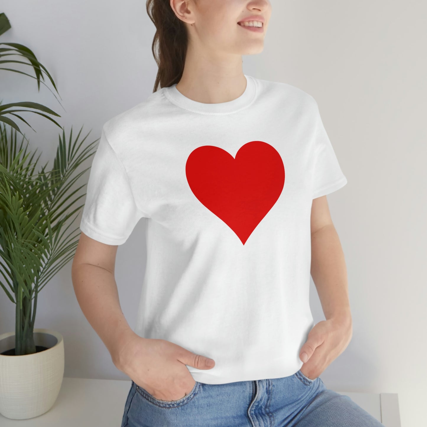 One Heart One Love Valentine Red Heart T Shirt