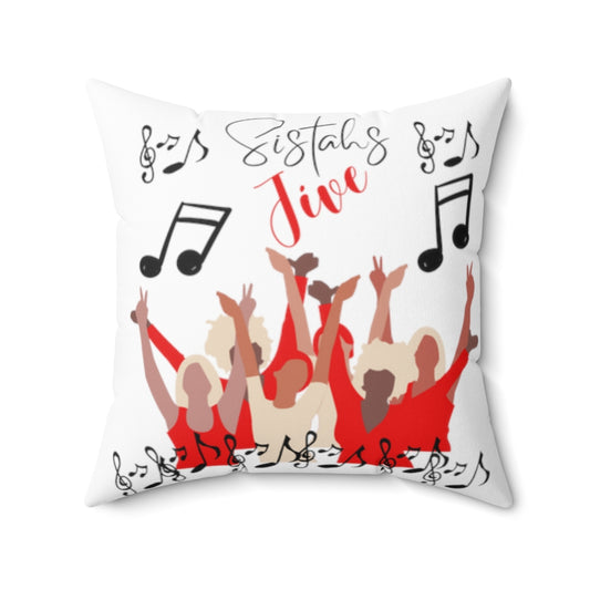 Sistahs Jive Square Pillow