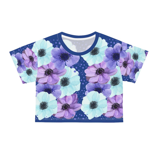 Purple Fusion Crop Tee