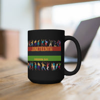 Juneteenth 15oz Mug Black