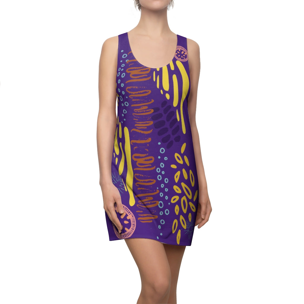 Carefree Women's Racerback Dress - Purple