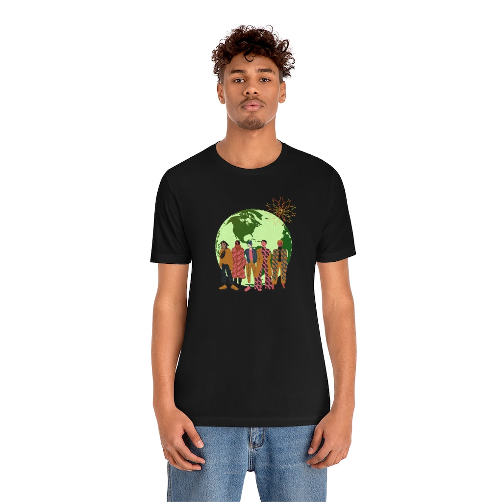 global unity 8 Unisex Short Sleeve Tee