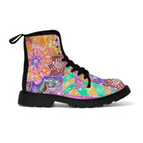 Multicolor Abstract Women's Boots