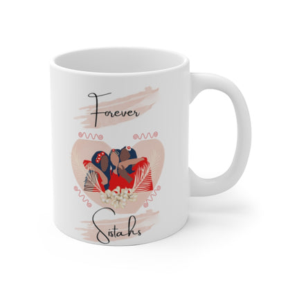 Forever Sistahs Mug White