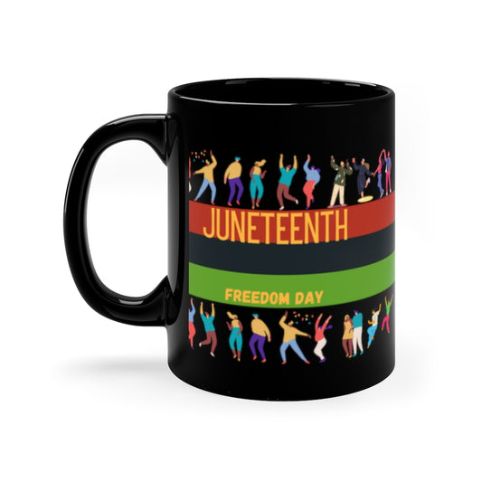 Juneteenth 11oz Mug - Black