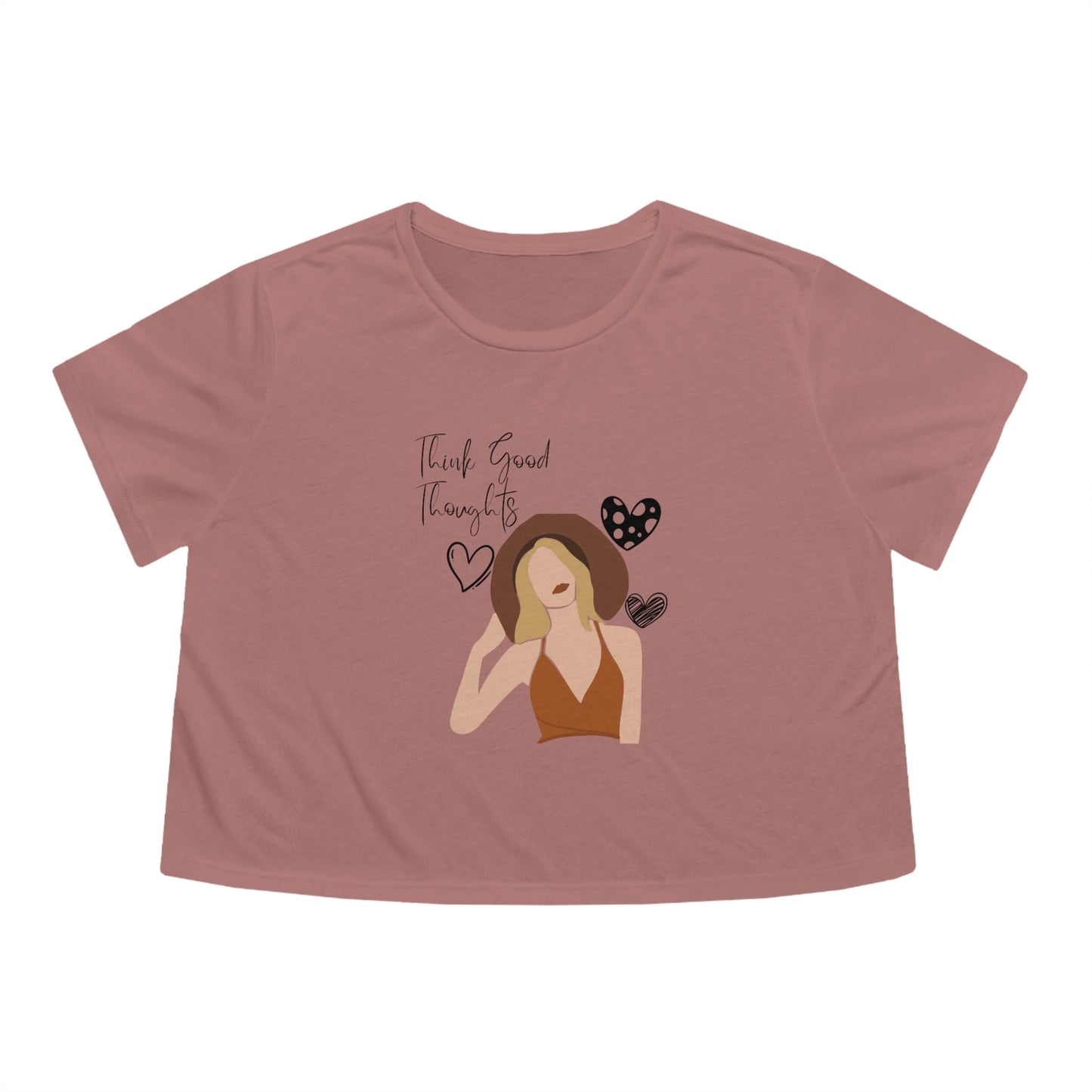 Think Good Thoughts Cropped Tee