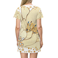 Brown Fusion T-Shirt Dress