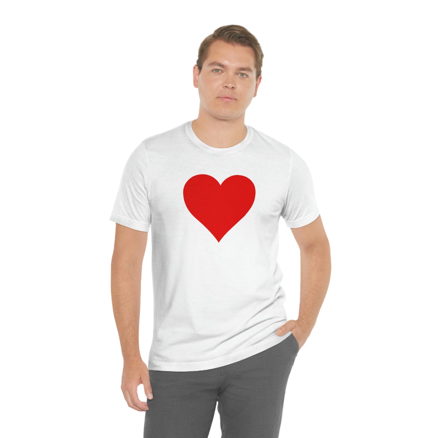 One Heart One Love Valentine Red Heart T Shirt