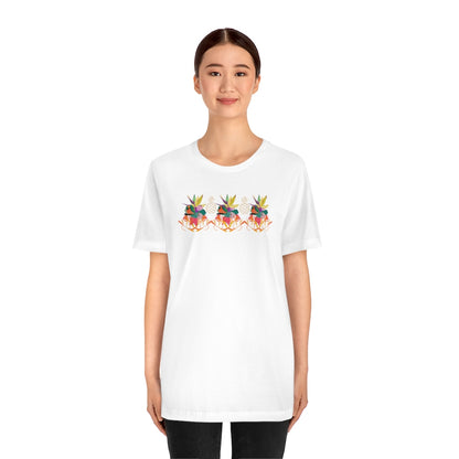 Tropical Pineapple Unisex Short Sleeve Tee