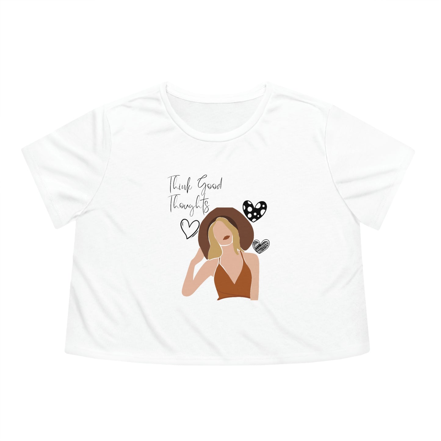 Think Good Thoughts Cropped Tee