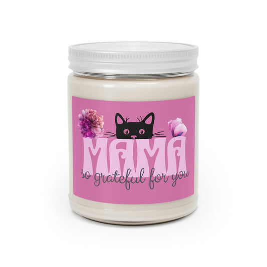 Mothers Day Candle Scented for Mom Gift Candle for Birthday 9 oz Pink