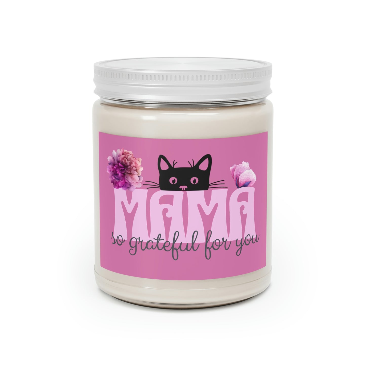 Mothers Day Candle Scented for Mom Gift Candle for Birthday 9 oz Pink