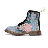 Abstract in Pink and Green Women's Boots