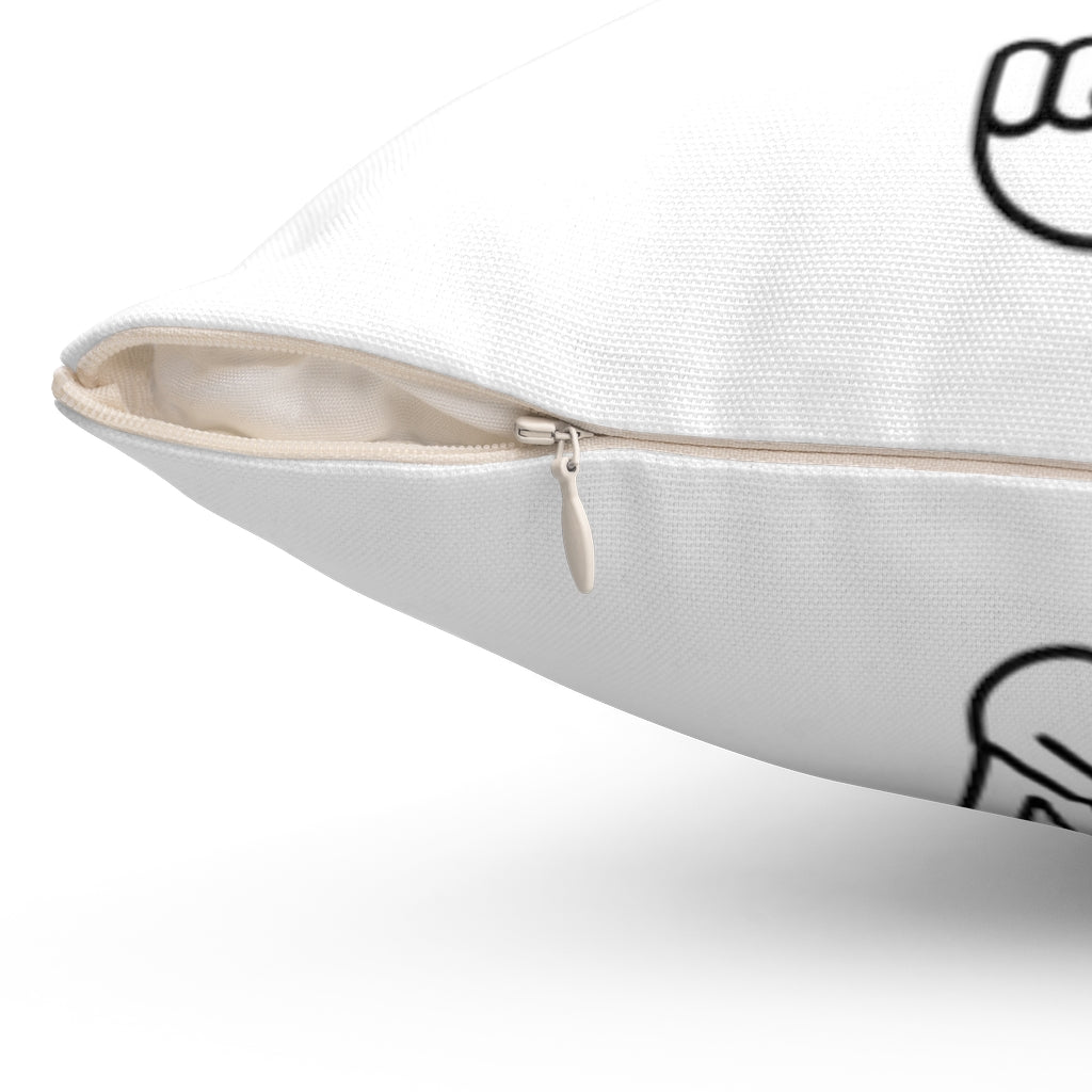 Let Peace Reign Square Pillow 2