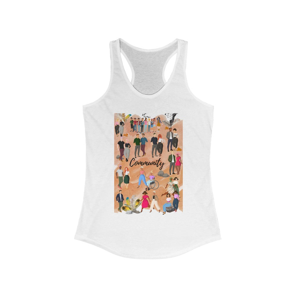 Community 4 Women's Racerback Tank