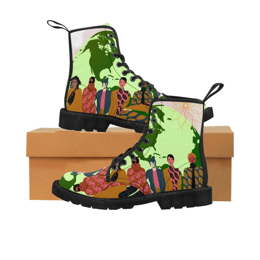 Global Unity 8 Men's Canvas Boots