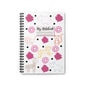 Jungle Animals Spiral Notebook - White