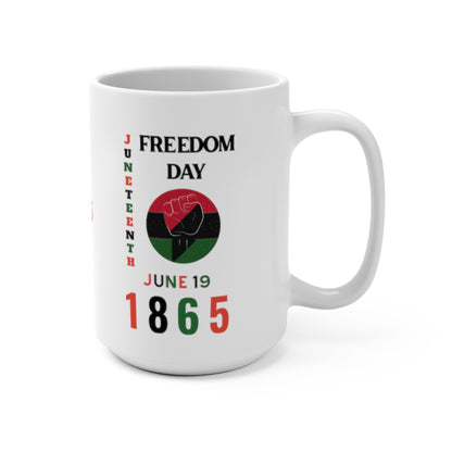 Freedom Day 1865 Mug 15 oz