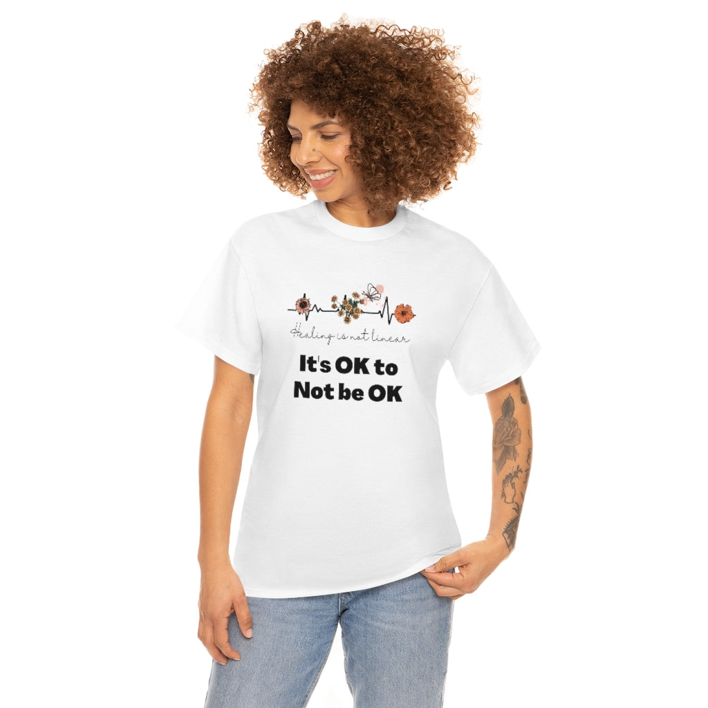 Healing Is Not Liner Unisex Cotton Tee