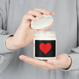 One Heart, One Love Scented Candle, 9oz - Black