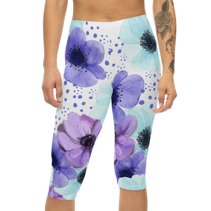 Purple Fusion Women’s Capri Leggings