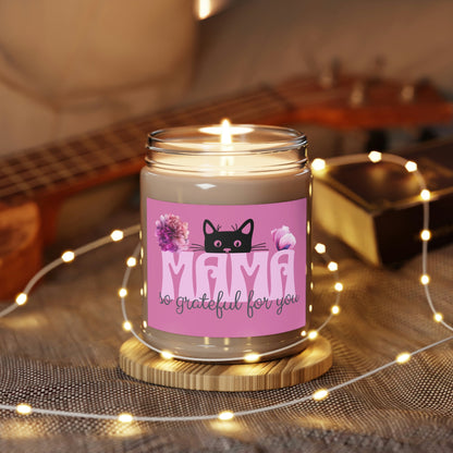 Mothers Day Candle Scented for Mom Gift Candle for Birthday 9 oz Pink
