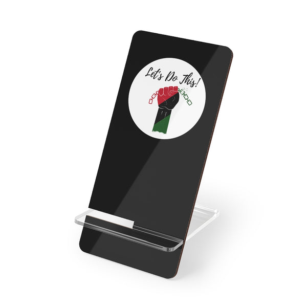 Let's Do This Mobile Phone Stand - Black