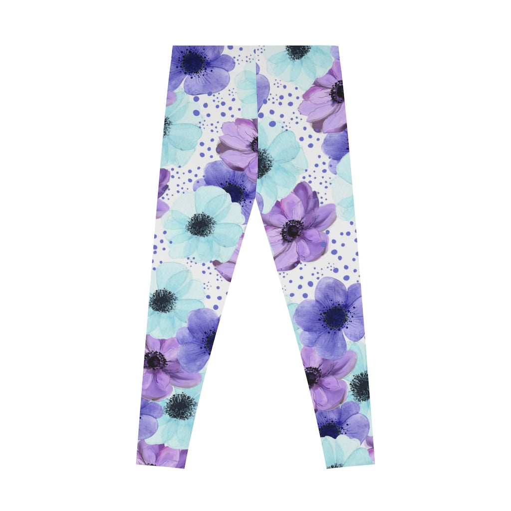 Purple Fusion Stretchy Leggings